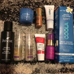 9 piece Skincare SPF kit. 1 full size & 8 deluxe.